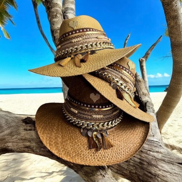 Sombrero indiana Vintage Golden — Talla Sombrero: Talla 6 (59 cm)