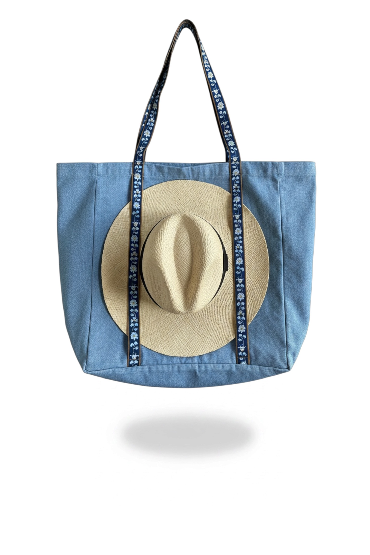 Tote Folky – Índigo Stone Bolso porta sombrero Tote Folky Índigo Stone 00001