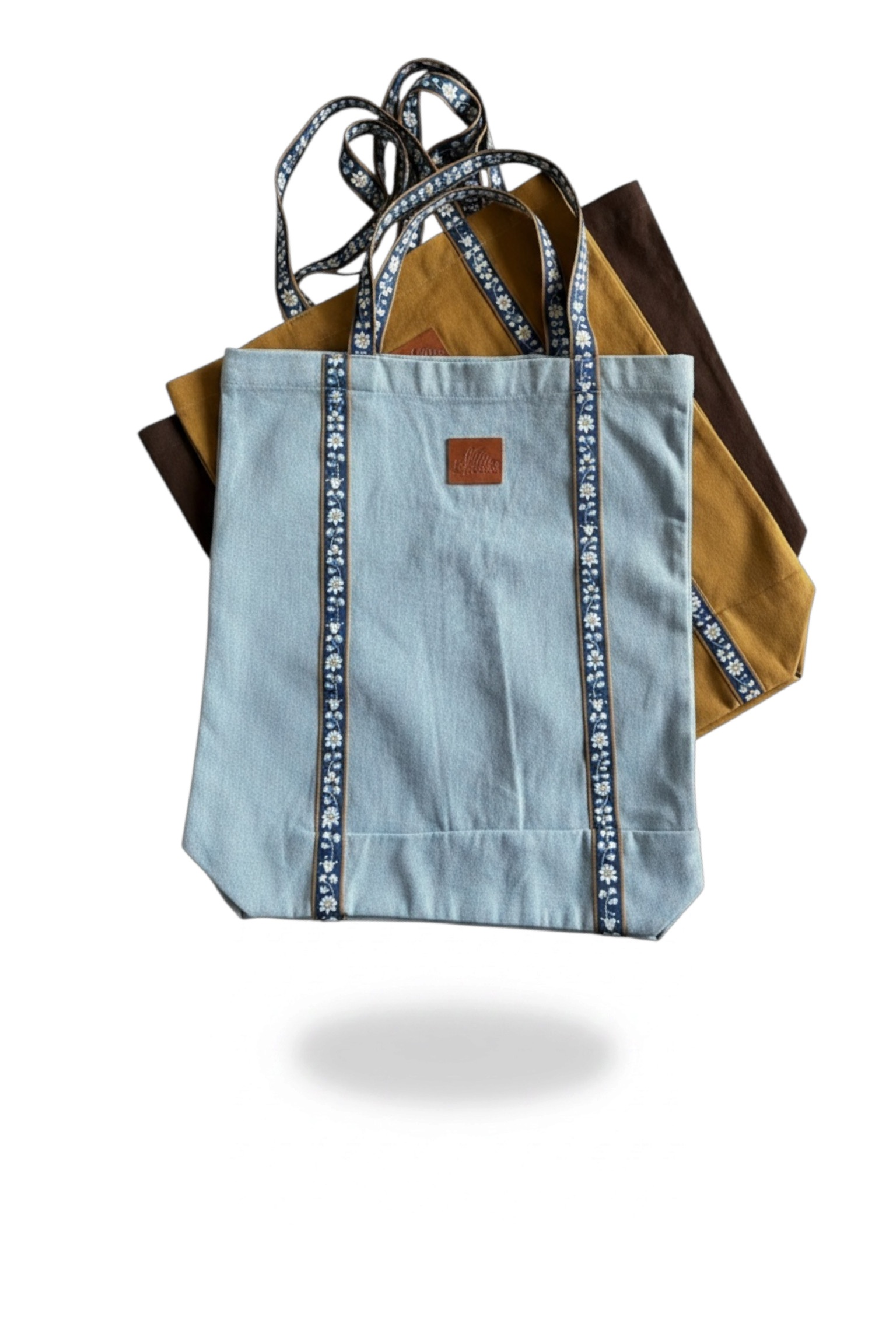 Tote Folky – Índigo Stone Bolso porta sombrero Tote Folky Índigo Stone 00001