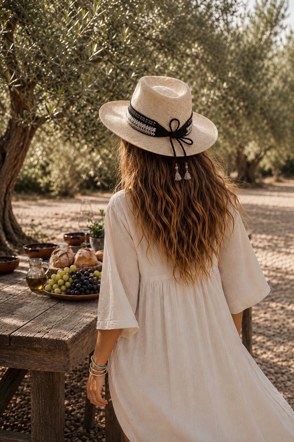 Olive Grove Hat sombreo decorado para mujer SEA BREEZE