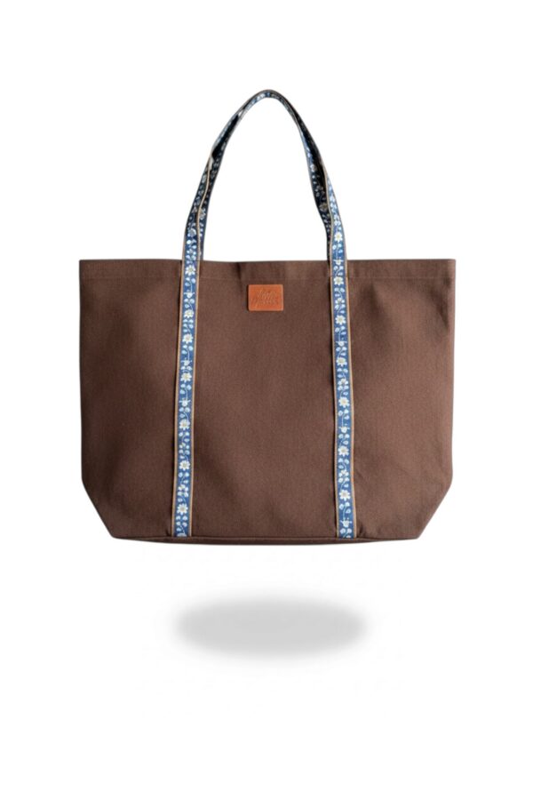 Bolso porta sombrero Tote Folky Cocoa Dune 00001