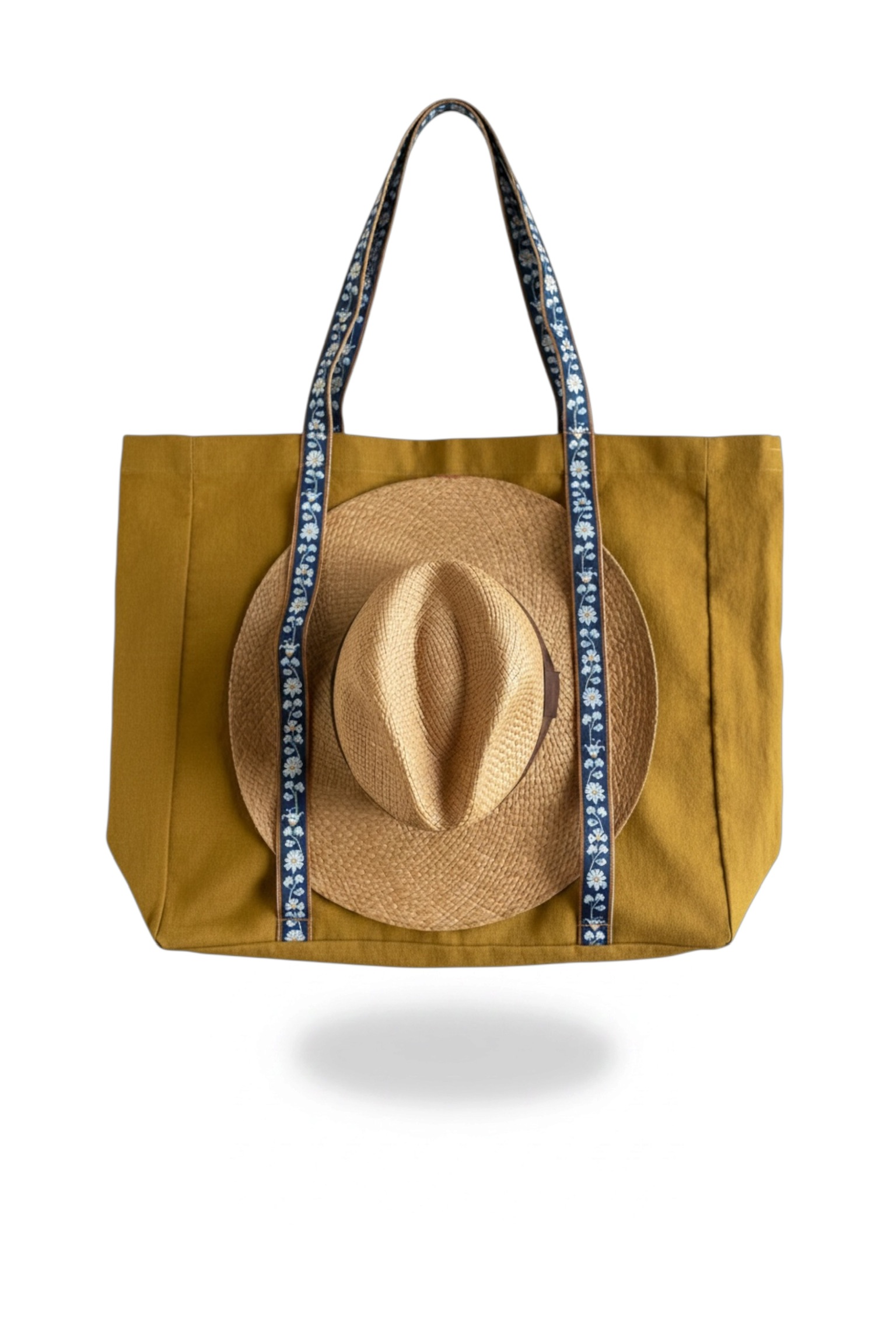 Tote Folky – Golden Dune Bolso porta sombrero Tote Folky Golden Dune 00001