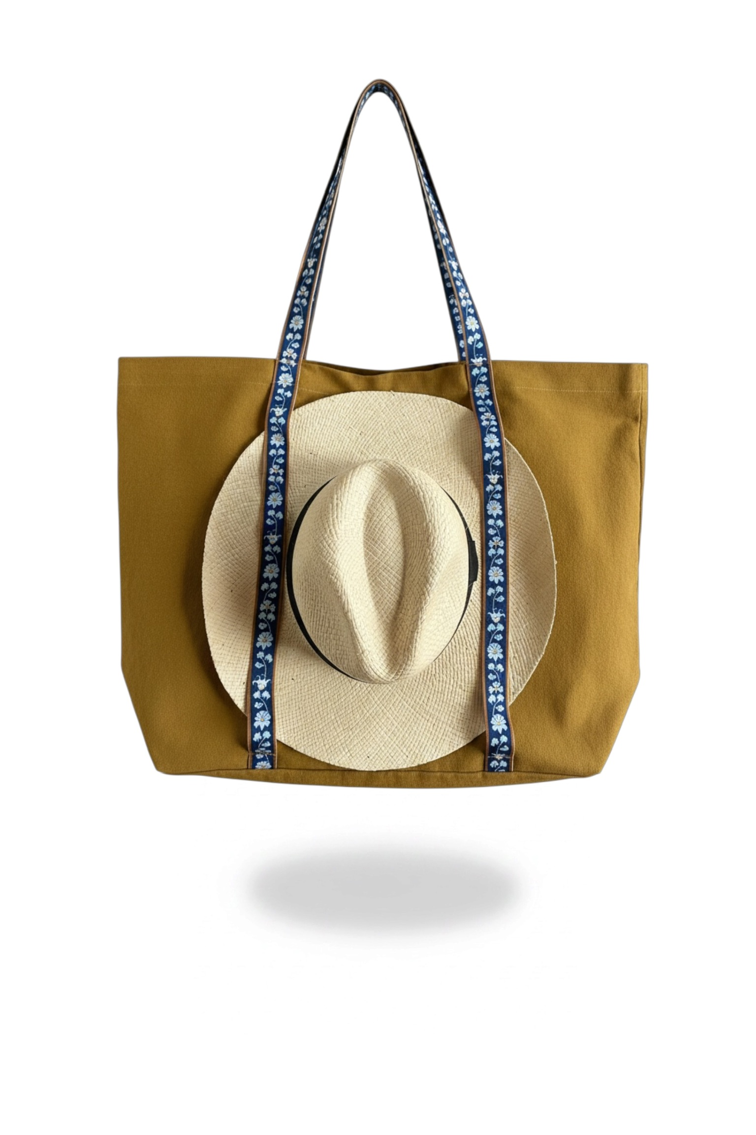 Tote Folky – Golden Dune Bolso porta sombrero Tote Folky Golden Dune 00001